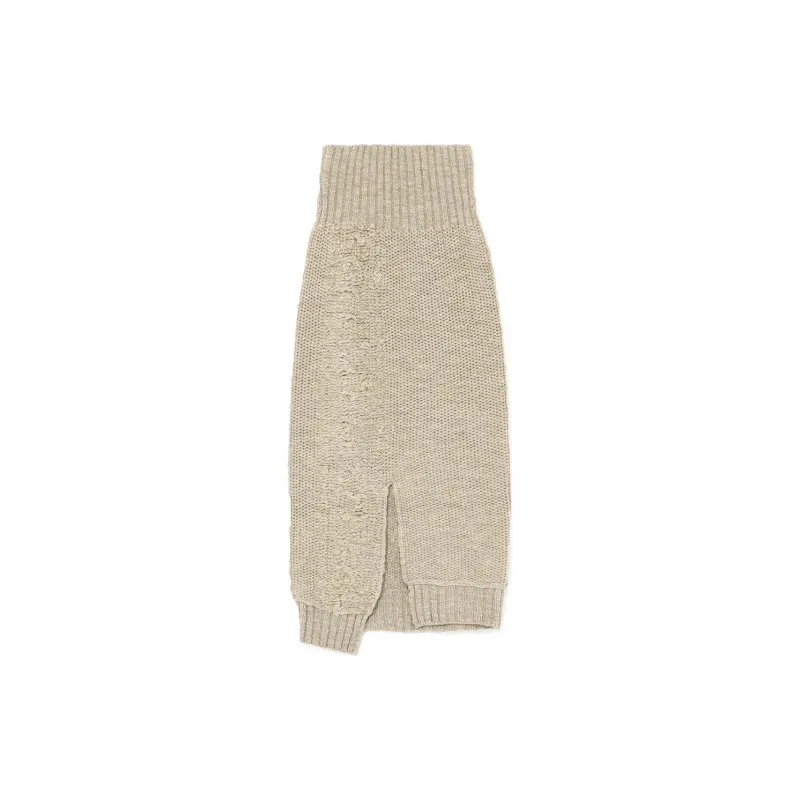 Yohji Yamamoto Knit Long Skirt Women's Ecru-1