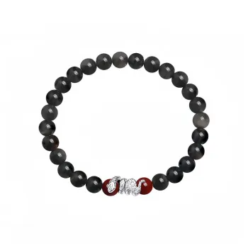 Tsukiran Obsidian Bracelets Unisex