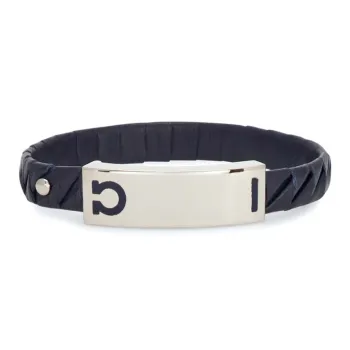 Ferragamo Gancini Leather Bracelet