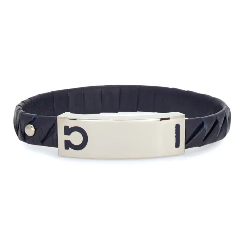 Ferragamo Gancini Leather Bracelet-0