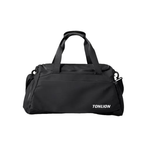 Tonlion Oxford Travel Bag Unisex Ecru/Black