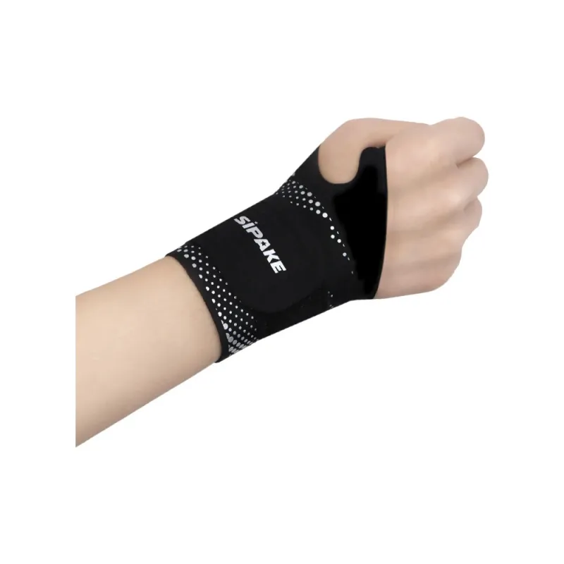 SIPAKESPORT Cycling Badminton Sprain/Fracture Wristbands Compression Black Print Professional Protective-2