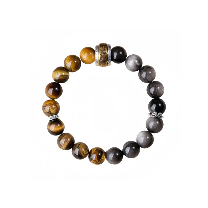 Fengyun Pavilion Tiger's Eye Stone Bracelets Unisex-0