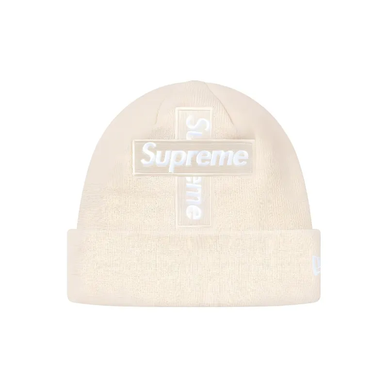 Supreme New Era Cross Box Logo Beanie-3
