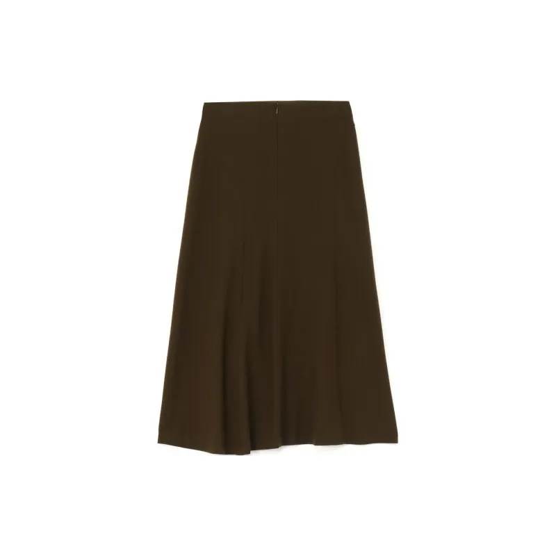 Yohji Yamamoto Casual Long Skirt Women's Khaki-1