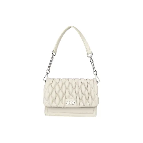 MQ PU Cloud Bag Shoulder Bag Portable Crossbody Bag Shoulder Bag Regular Women's White/Black