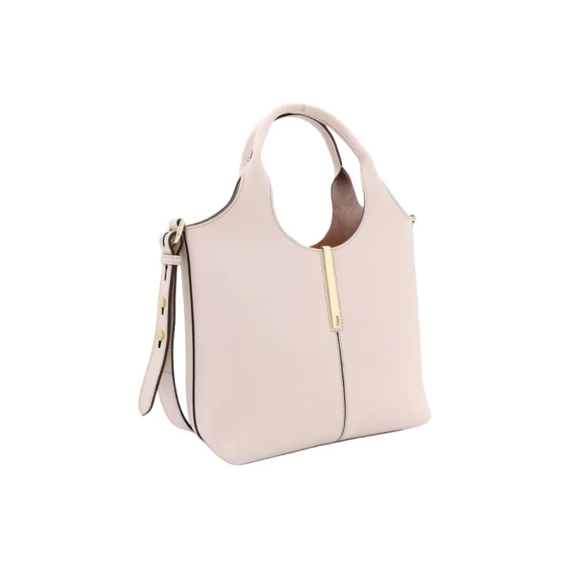 TOD'S Logo Engraved Mini Shopping Bag-1