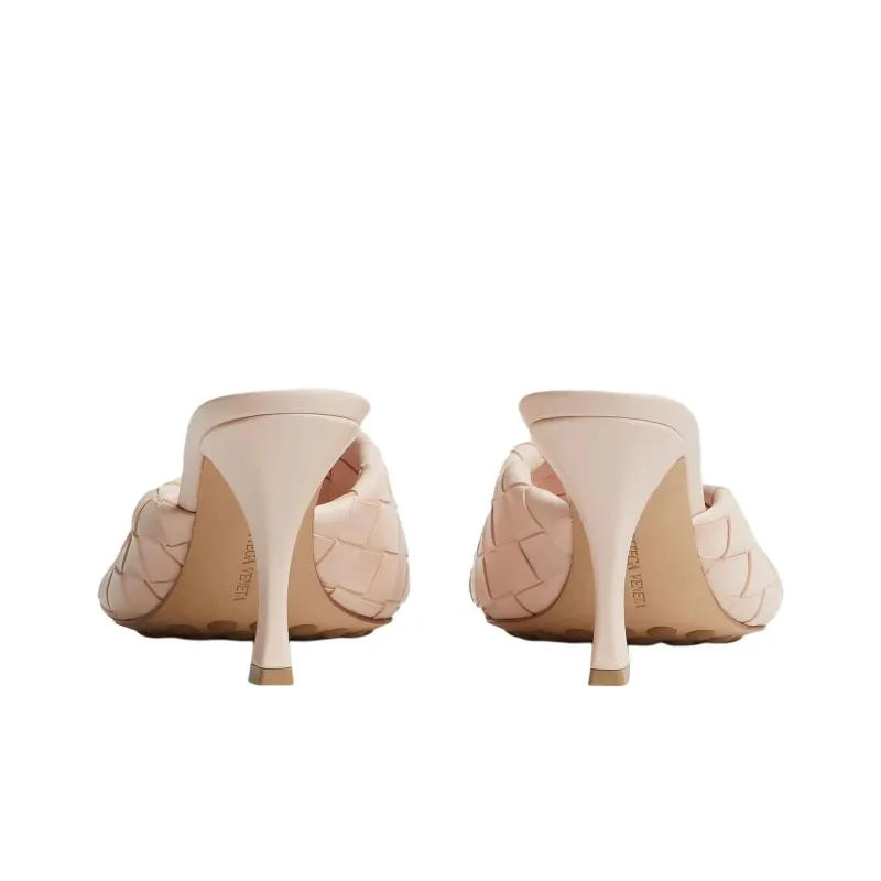 Bottega Veneta Blink Slide Slippers 8cm Women's Beige-3