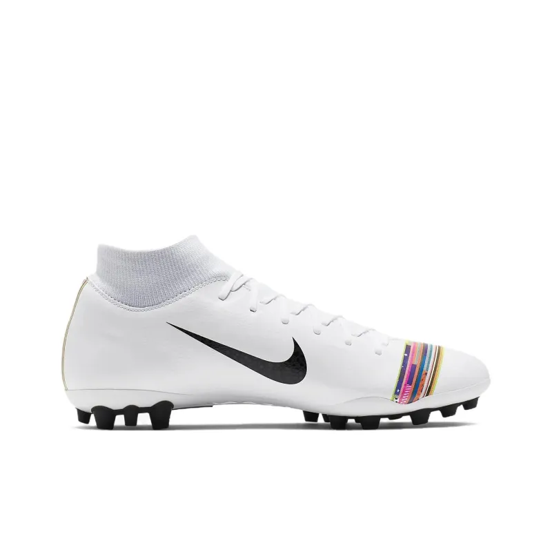 Nike AG Artificial Ground Wear resistant And Lightweight Soccer Shoes Unisex White-1