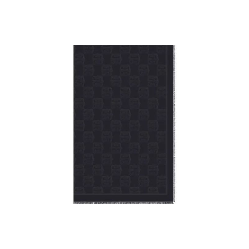 GIVENCHY Cotton, Silk, Silk Shawls Women's Black-0