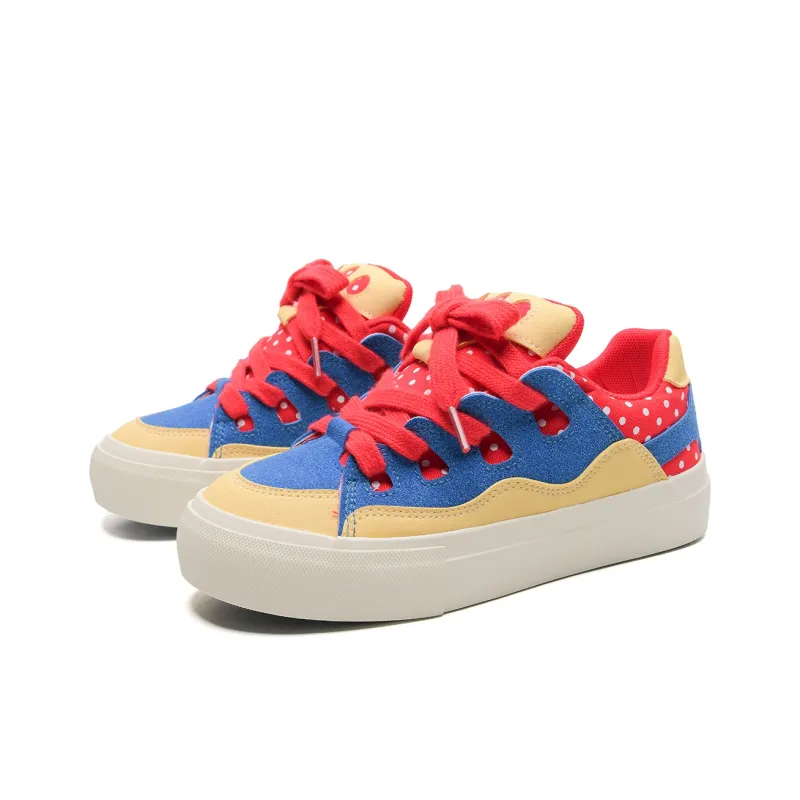 Anime Story Slip Resistant, Abrasion Resistant, Lightweight, Breathable Low Top Skateboard Shoes Women's Mint Chocolate-18