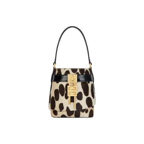 Givenchy Calfskin Handbag Women's Black & Beige