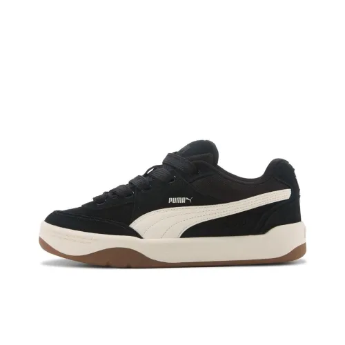 PUMA Anti Slip Wear Resistant Low Top Skateboard Shoes Unisex Black