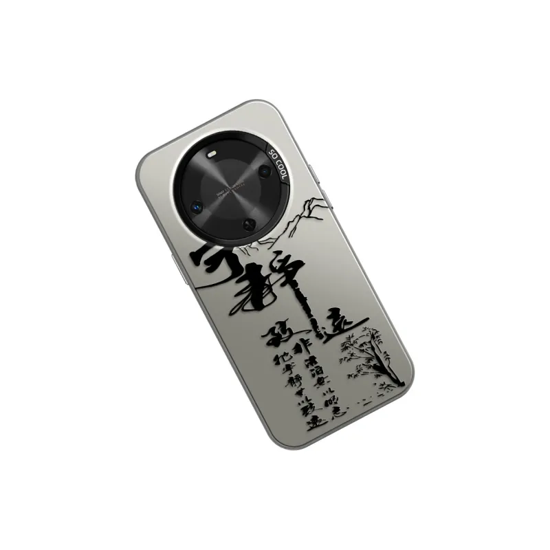 GELEI Acrylic Material Trendy Brand 'Let Go' Phone Case Impact Resistant Protective Case Compatible With Macadamia 30-12