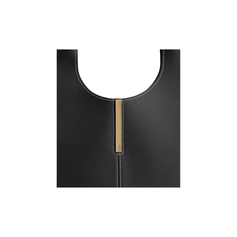 TOD'S Logo Engraved Small Shopper Bag-4