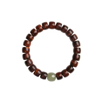 Moon Seal Hundred Rivers Huanghuali Precious Wood Bracelets Unisex