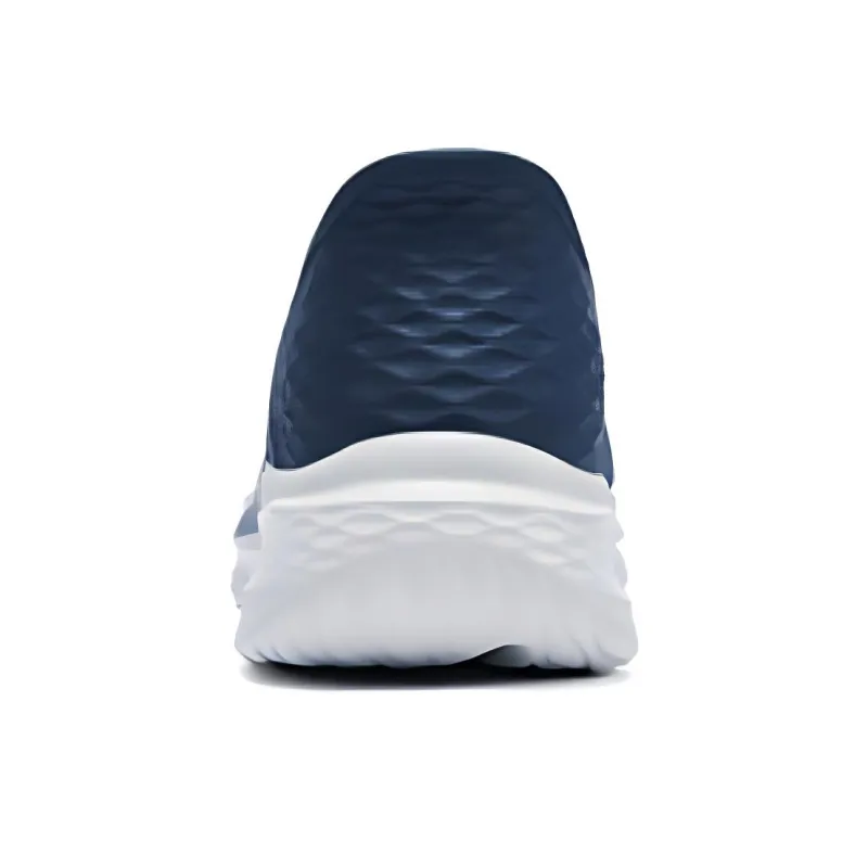 Skechers Delson 3.0 Breathable Support Lightweight Height Increasing Low Top Casual Shoes Men's Blue-3