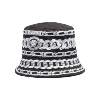 VERSACE Medusa Chains Bucket Hat