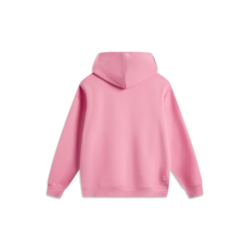 LiNing x YINGXIONGLIANMENGYOUMI LIANMINGKUAN Sports Life Collection Sweatshirt Unisex Fairy Mist Pink-1