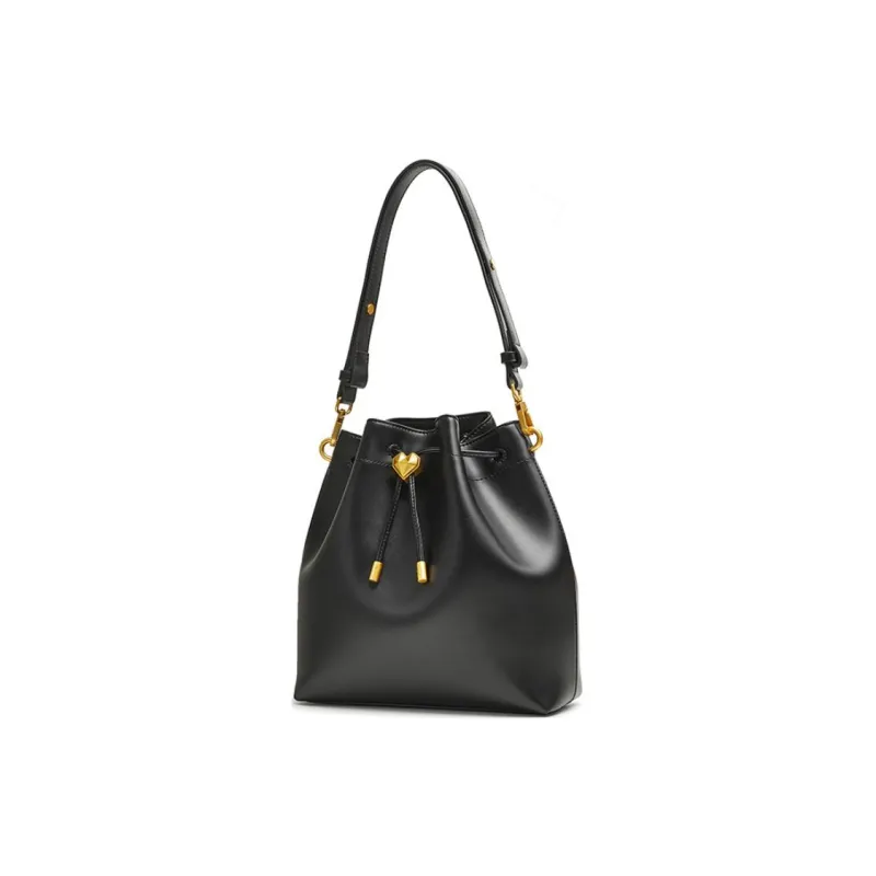 Tata Artificial Leather Bucket Bag, Shoulder Bag Medium Size Women's Multicolor-4