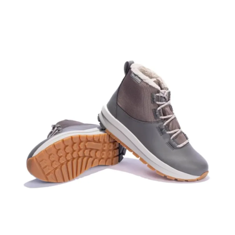Columbia Slip Resistant Thermal Mid Top Hiking Shoes Women's Gray-3
