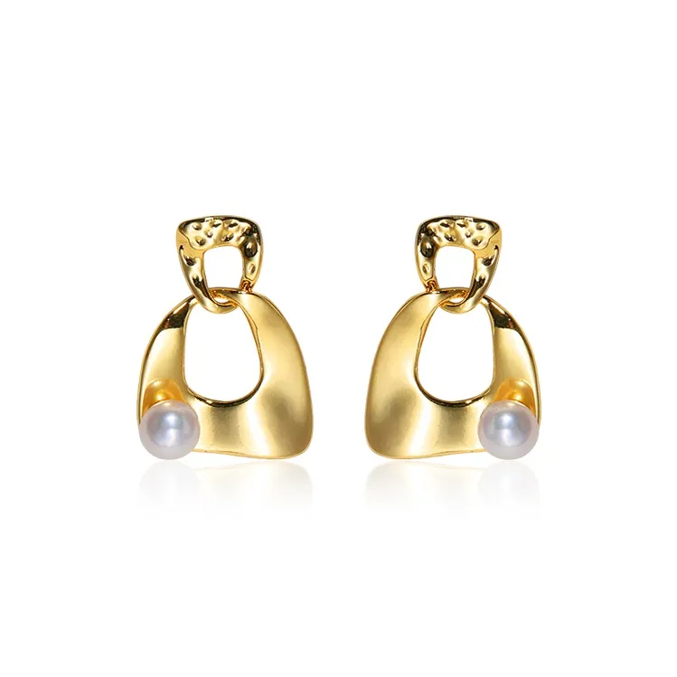 IDOKAWA Freshwater Pearl Stud Earrings Women's-0