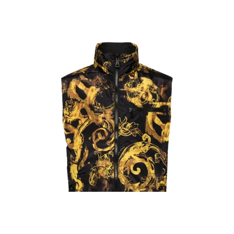 VERSACE JEANS COUTURE Vest Men's Black-4