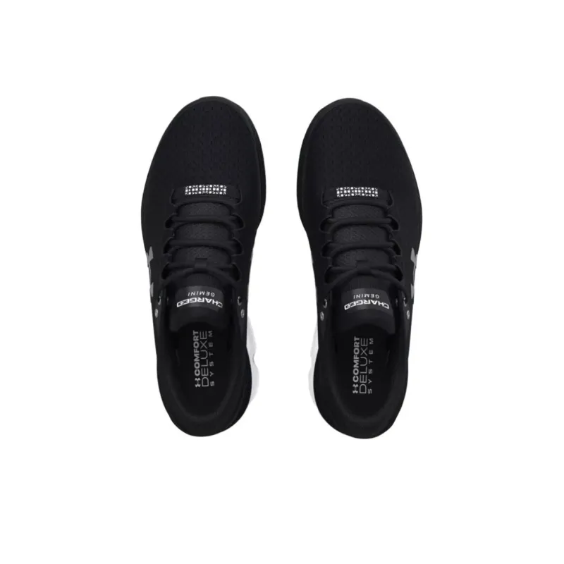 Under Armour Charged Gemini Shoes 'Black Metallic Silver'-3