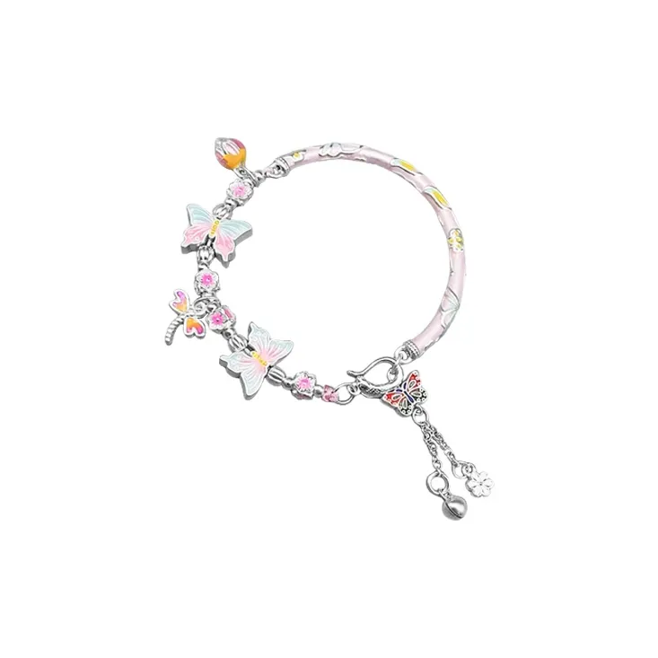 CUTE DAME S999 S925 Pure Silver Bracelets Women's Silver-0