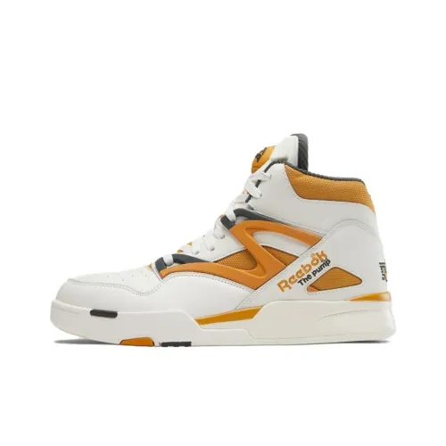 Reebok Pump Omni Zone 2 Wear resistant And Lightweight High Top Basketball Shoes Men's White