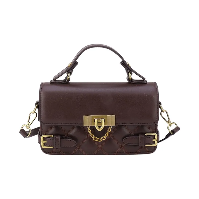 Yalu PU Shoulder Bag, Crossbody Bag, Handbag Regular Women's Brown/Coffee/Black/Ecru-2