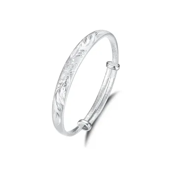 Asia Star 999 Fine Silver Bangles Women's