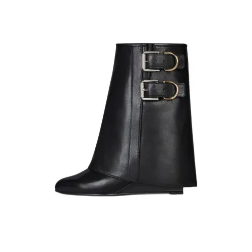 GIVENCHY Shark Lock Ankle Boots 6cm Women's Black