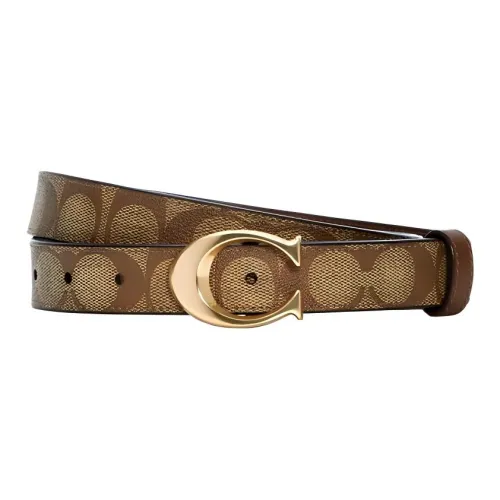 COACH Leather Belts Women's