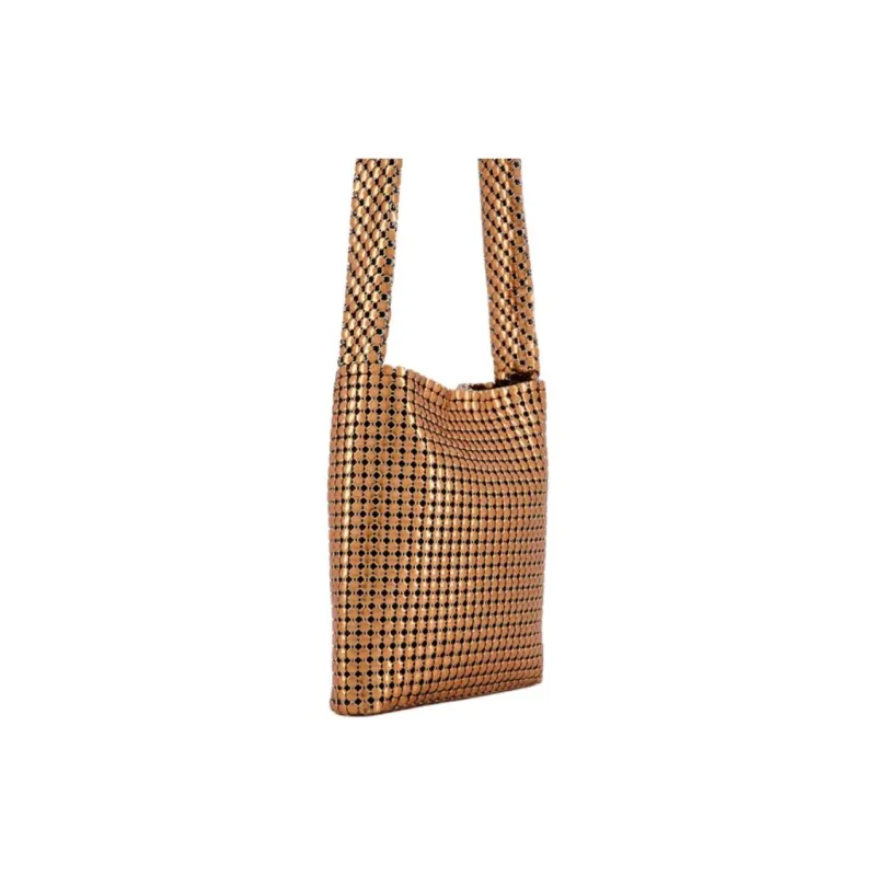 Paco Rabanne Aluminum, Metal Shoulder Bag Women's Copper-4