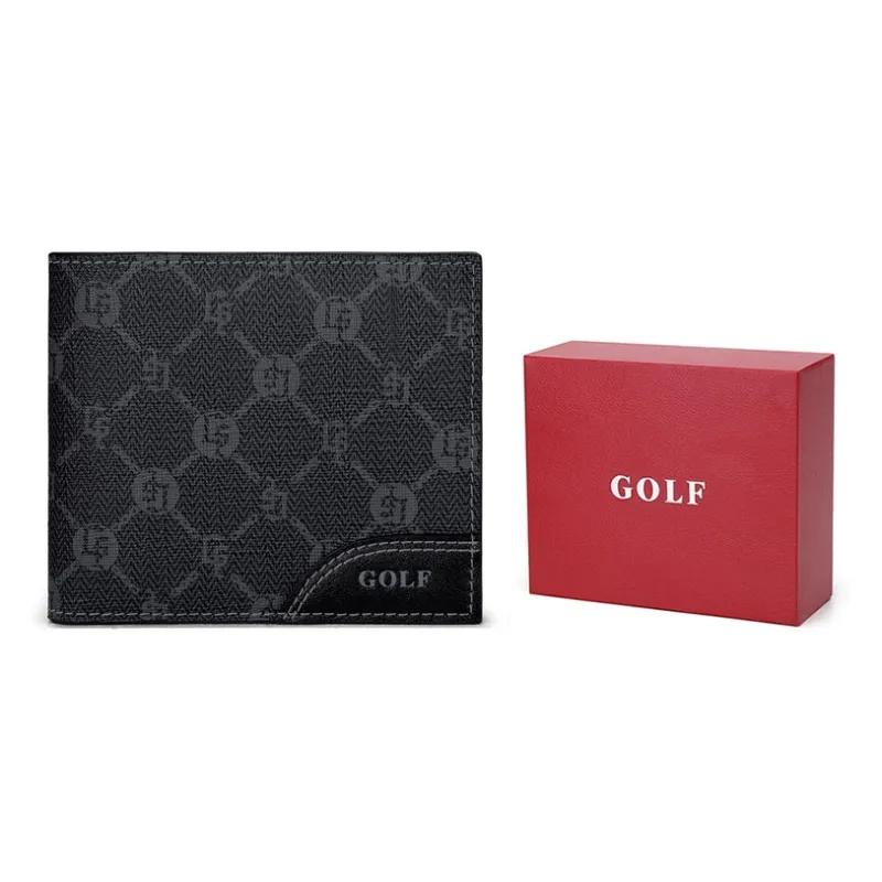 GOLF Pvc Card Holder Document Wallet Coin Purse Small Size Men's Multicolor-22