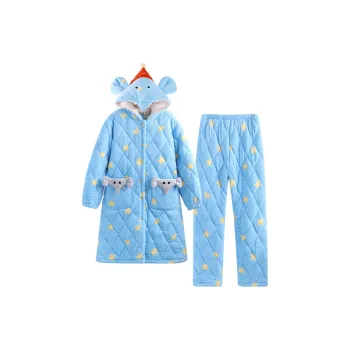 Wabi Town Pajama Set Women's Blue