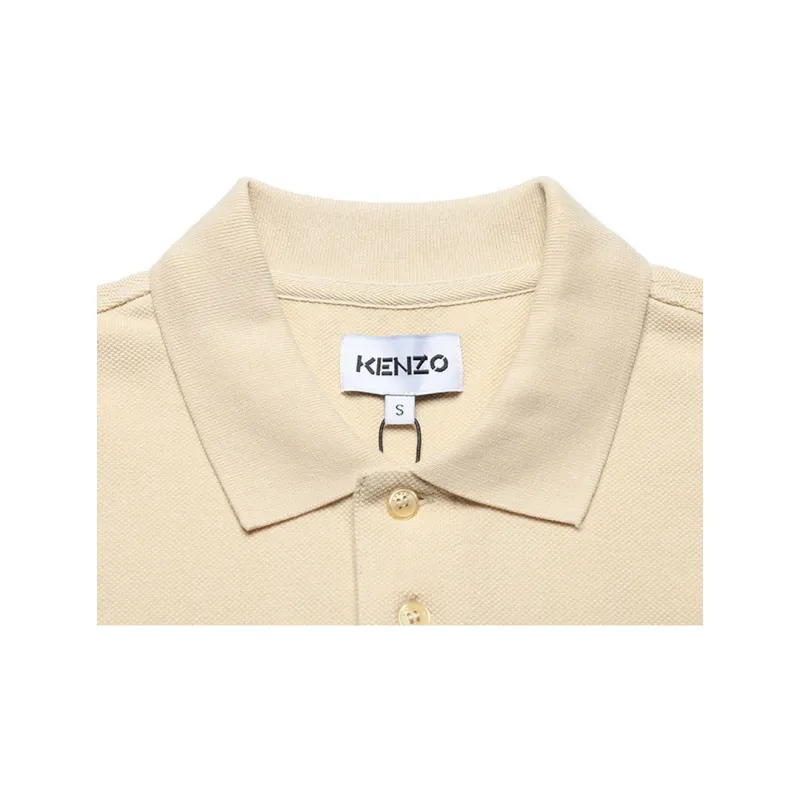 KENZO Polo Shirts Men Beige-4
