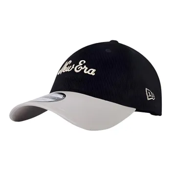 New Era Corduroy Baseball Caps Unisex Black/White
