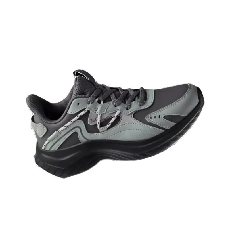 361° Anti Slip Wear Resistant Low Top Running Shoes Women's Gray-2