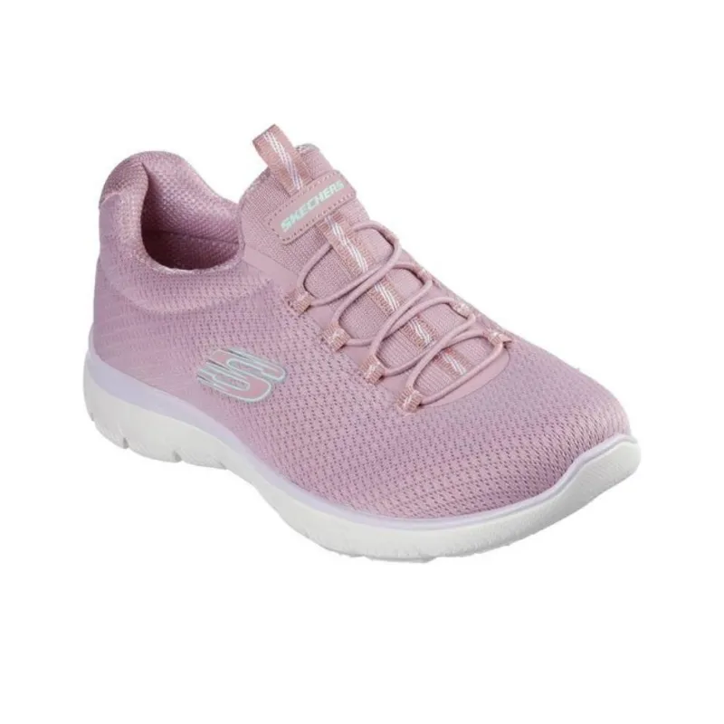 Skechers Anti Slip And Wear Resistant Breathable Low Top Casual Shoes Women's Pink-2