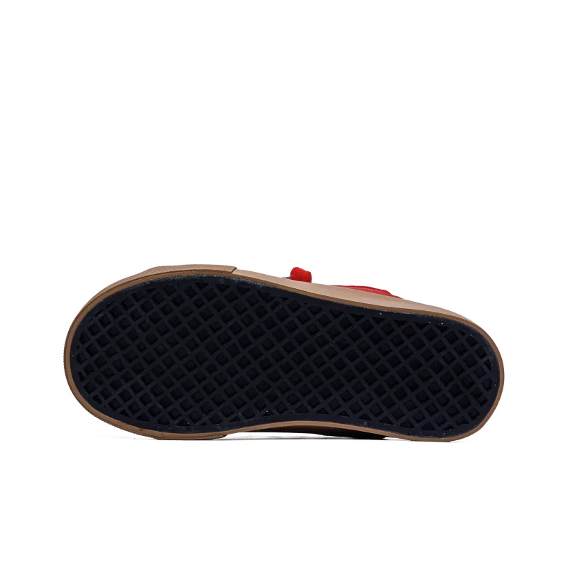 B10CROWN Anti Slip Wear Resistant Lightweight Breathable Low Top Skateboard Shoes Women's Christmas Red-6