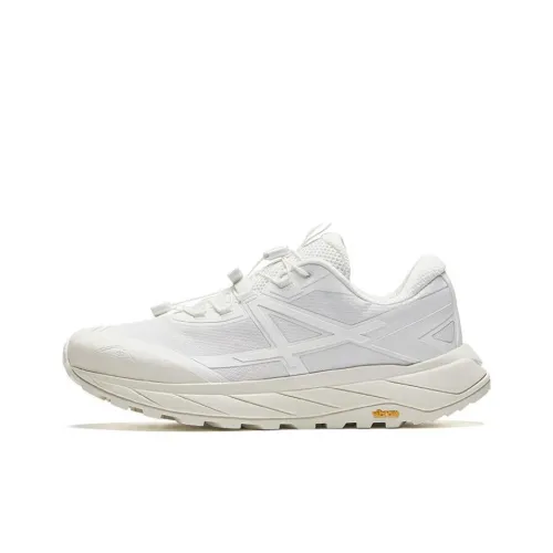 Anta Walker Cushioning Anti-Slip And Wear-Resistant Low-Top Trekking Shoes Men's Papyrus White