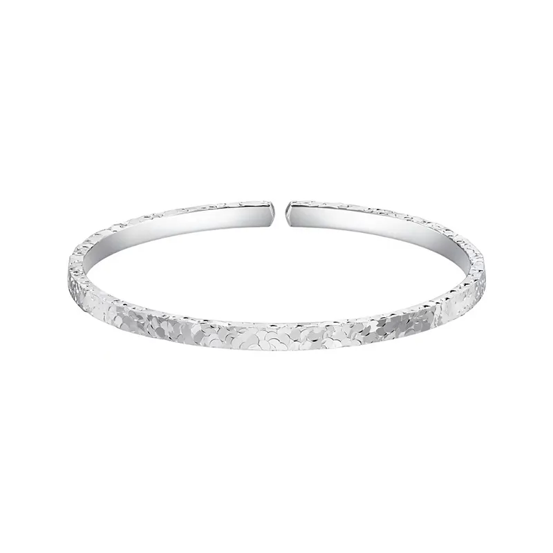 XIFULI 999 Fine Silver Bangles Women's-0