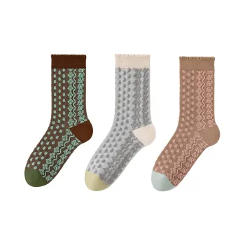 Cheemy Free Mid Calf Socks Women's 3 Pack