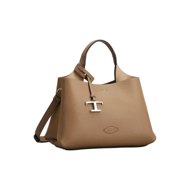 TOD'S Logo Embossed Mini Crossbody Bag-1