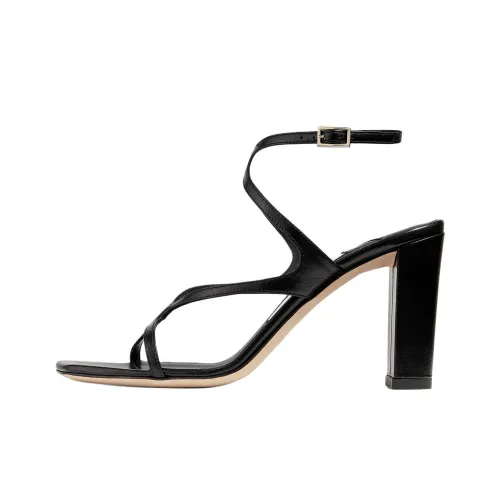 Jimmy Choo Azie Strap Sandals 8.5cm Women's Black