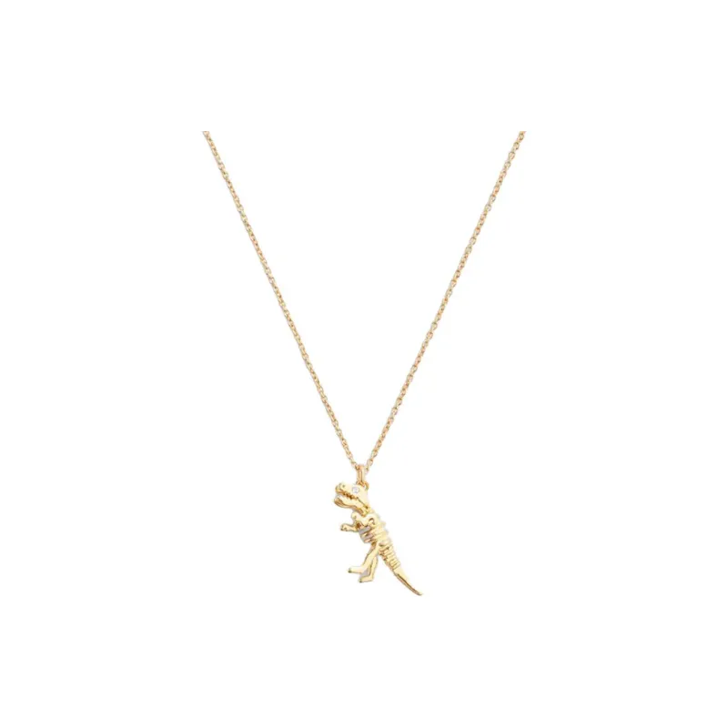 COACH Brass Plated Necklaces Women's Gold-0