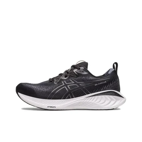 Asics Gel Cumulus 25 Anti Slip Wear Resistant Low Top Running Shoes Men's Black