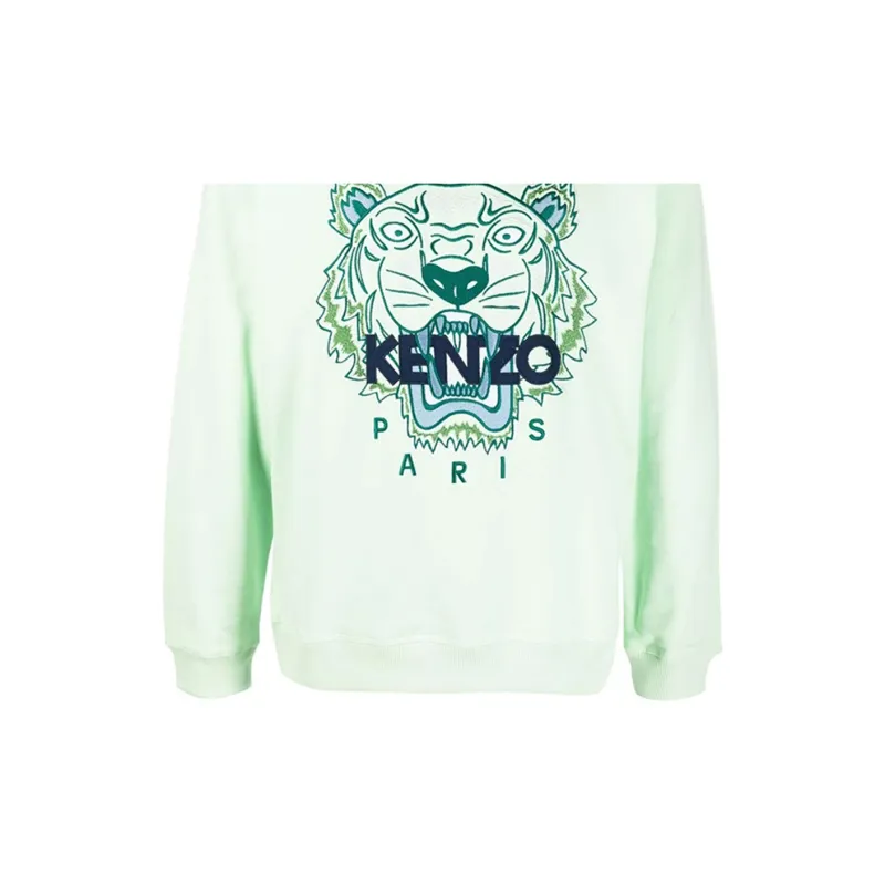 KENZO Sweatshirts Men Light Green-4